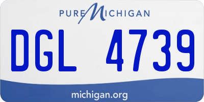 MI license plate DGL4739