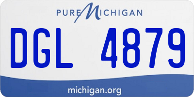 MI license plate DGL4879