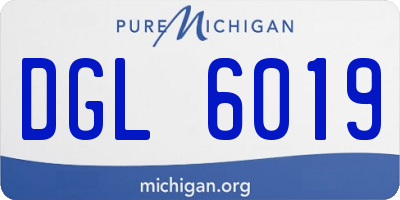MI license plate DGL6019