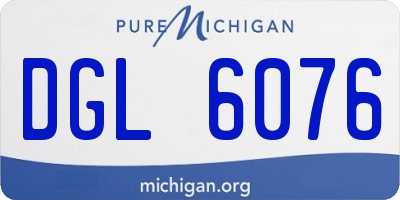 MI license plate DGL6076