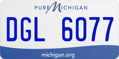 MI license plate DGL6077