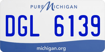 MI license plate DGL6139