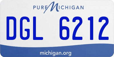 MI license plate DGL6212