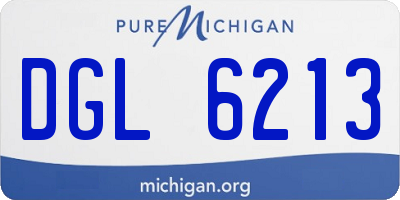 MI license plate DGL6213