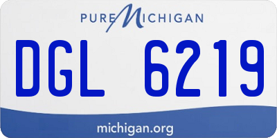 MI license plate DGL6219