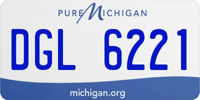 MI license plate DGL6221