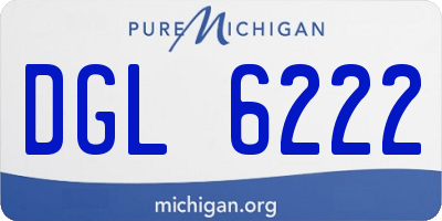 MI license plate DGL6222