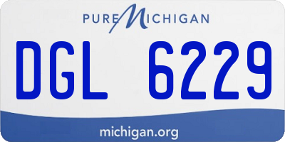 MI license plate DGL6229