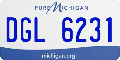 MI license plate DGL6231