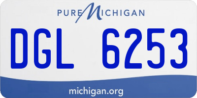 MI license plate DGL6253
