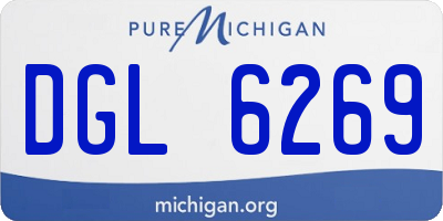 MI license plate DGL6269