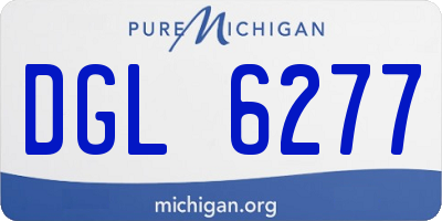 MI license plate DGL6277