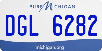 MI license plate DGL6282