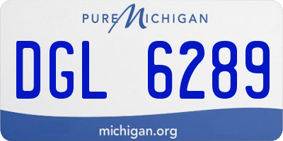 MI license plate DGL6289