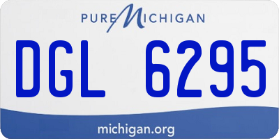 MI license plate DGL6295