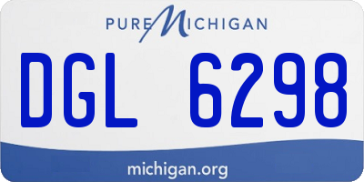 MI license plate DGL6298
