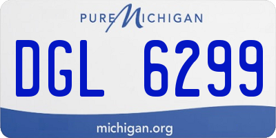 MI license plate DGL6299