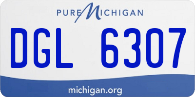 MI license plate DGL6307
