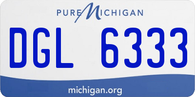 MI license plate DGL6333