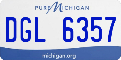 MI license plate DGL6357