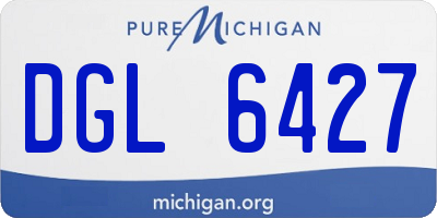 MI license plate DGL6427