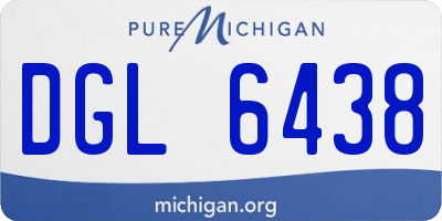 MI license plate DGL6438