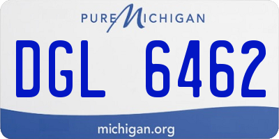 MI license plate DGL6462