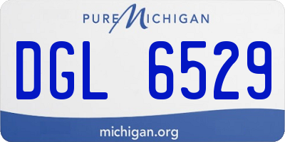MI license plate DGL6529