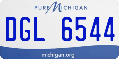 MI license plate DGL6544