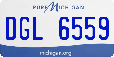 MI license plate DGL6559