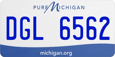 MI license plate DGL6562