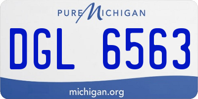 MI license plate DGL6563