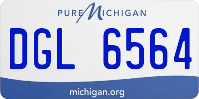 MI license plate DGL6564