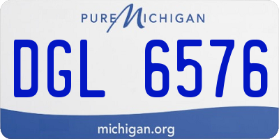 MI license plate DGL6576