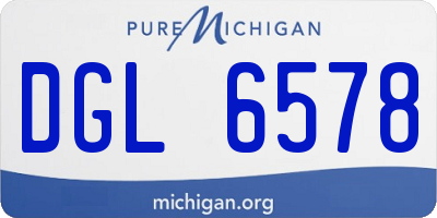 MI license plate DGL6578