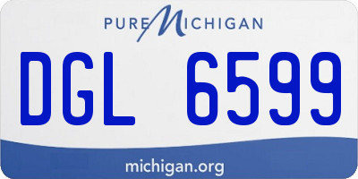 MI license plate DGL6599