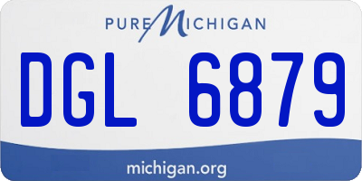 MI license plate DGL6879