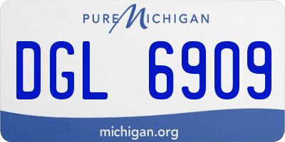 MI license plate DGL6909