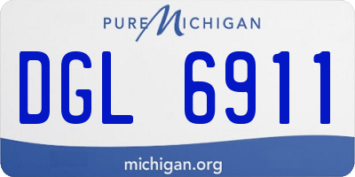 MI license plate DGL6911