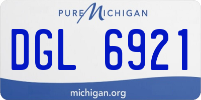MI license plate DGL6921