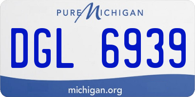 MI license plate DGL6939