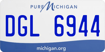 MI license plate DGL6944
