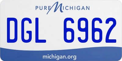 MI license plate DGL6962