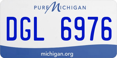 MI license plate DGL6976