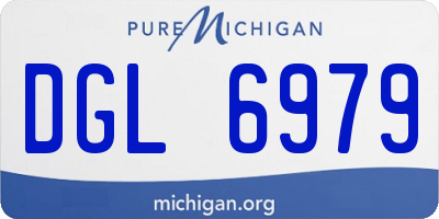 MI license plate DGL6979