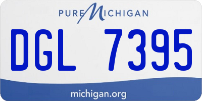 MI license plate DGL7395