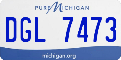 MI license plate DGL7473