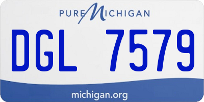 MI license plate DGL7579