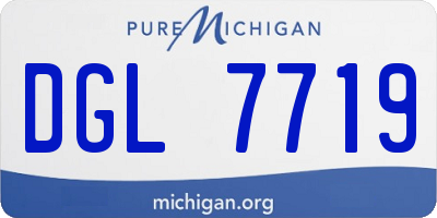 MI license plate DGL7719
