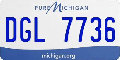 MI license plate DGL7736